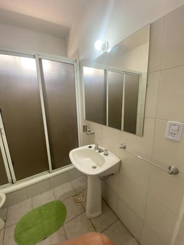 Koupelna v ubytování Casa La Paz