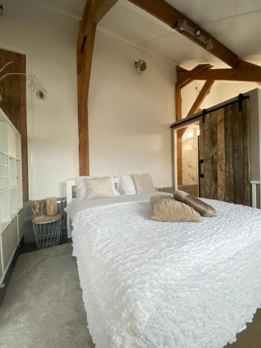 En eller flere senge i et værelse på B&B / Studio De Rozeboom