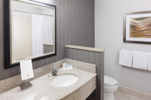 Ένα μπάνιο στο Courtyard by Marriott Hattiesburg
