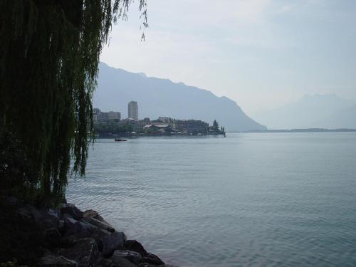 a view of a large body of water at Ferienwohnung Maderno in Affoltern