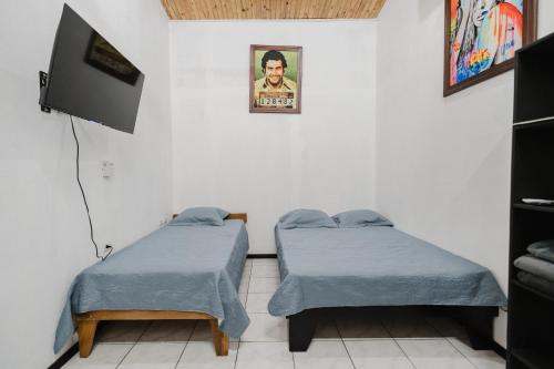 Postel nebo postele na pokoji v ubytování Apartamento Frigia 2