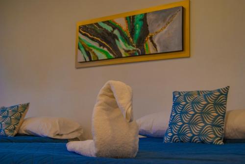 Χώρος καθιστικού στο Hotel Villa Veral
