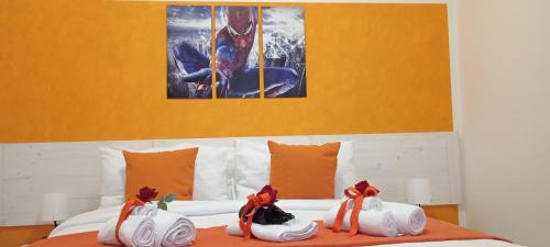 Una cama o camas en una habitación de G&G Giusy e Gabry