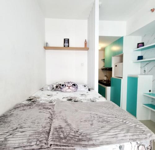 Dapur atau dapur kecil di شقة رخيصة و فخمة في جاكرتا