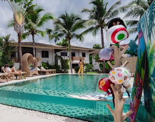 Bazén v ubytování Tulum Resort Koh Samui nebo v jeho okolí