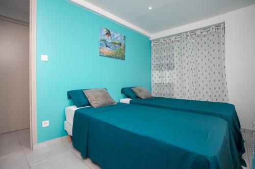 Ένα ή περισσότερα κρεβάτια σε δωμάτιο στο La villa Champagne 972