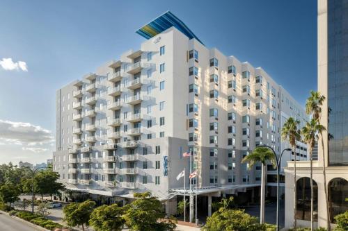 a rendering of a hotel building at Aloft Sarasota in Sarasota