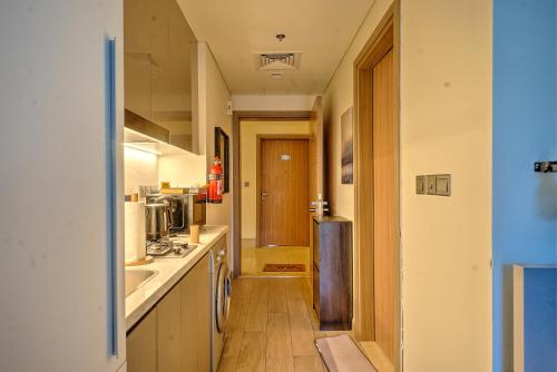 Kuchyň nebo kuchyňský kout v ubytování Paradise Point