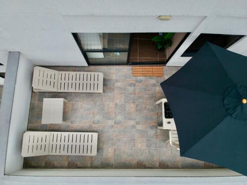 Balkón nebo terasa v ubytování Loft con terraza amoblado Alamos Pereira
