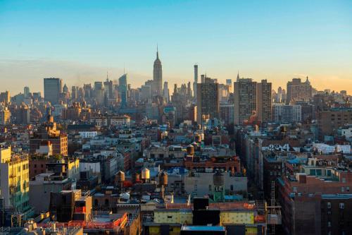 a view of a city with a lot of buildings at Sheraton Tribeca New York Hotel in New York
