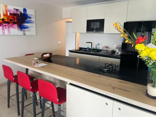 Kuchyň nebo kuchyňský kout v ubytování Standing Residence Tevai