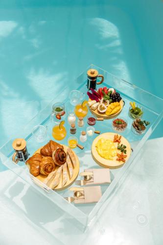 Jídlo v vily nebo okolí