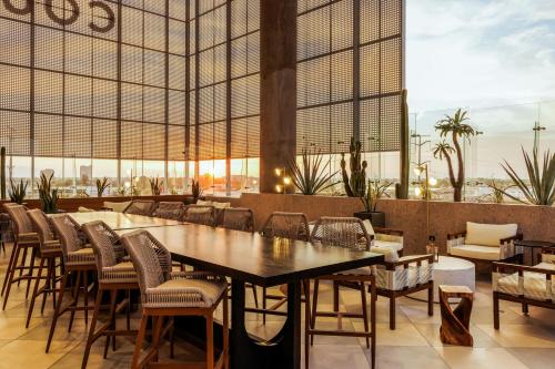 Restaurace v ubytování Courtyard by Marriott Mexicali