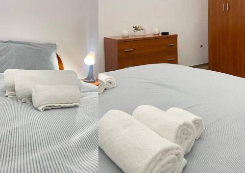 Postel nebo postele na pokoji v ubytování Casotta Home