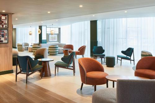 Χώρος καθιστικού στο Manchester Marriott Hotel Piccadilly