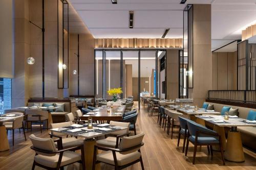 Χώρος καθιστικού στο Courtyard by Marriott Shanwei Haifeng