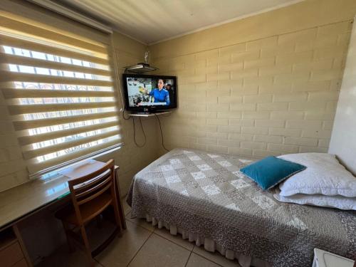 Postel nebo postele na pokoji v ubytování La Casita