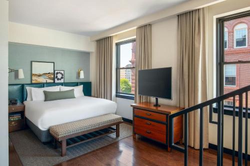 The Press Hotel, Autograph Collectionにあるベッド