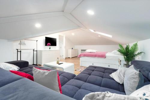 Ένα ή περισσότερα κρεβάτια σε δωμάτιο στο Villa Amelia