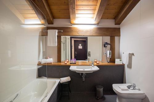 Koupelna v ubytování Hotel Dolarea
