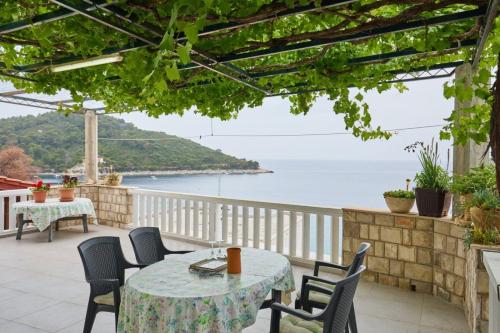 Holiday apartment in Saplunara with sea view, terrace, air conditioning, WiFi 5197-4