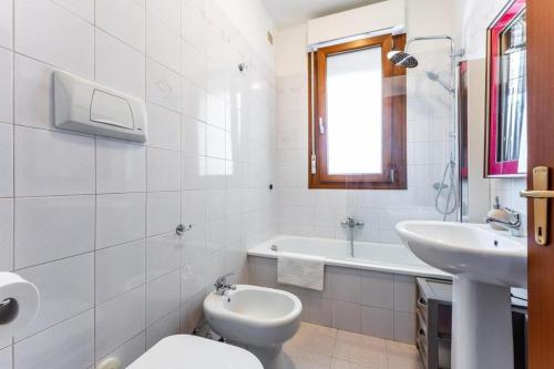 Koupelna v ubytování Casa di Pi