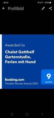 Chalet Gotthelf Gartenstudio, Ferien mit Hund photo 2