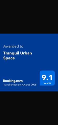 ใบรับรอง รางวัล เครื่องหมาย หรือเอกสารอื่น ๆ ที่จัดแสดงไว้ที่ Tranquil Urban Space
