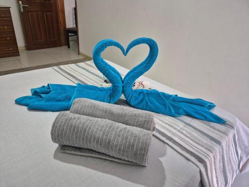 Postel nebo postele na pokoji v ubytování Seaview Terrace 10 Mauritius