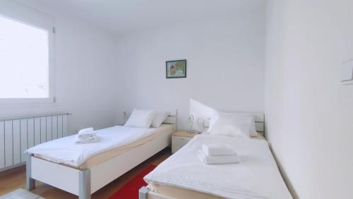 Posteľ alebo postele v izbe v ubytovaní Kruge Luxury