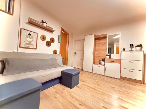 Η κουζίνα ή μικρή κουζίνα στο Haus Bernstein Apartment 3