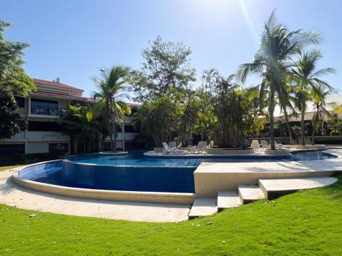 a large swimming pool in front of a building at Discover The Best Area of Coronado with Pool in Chame