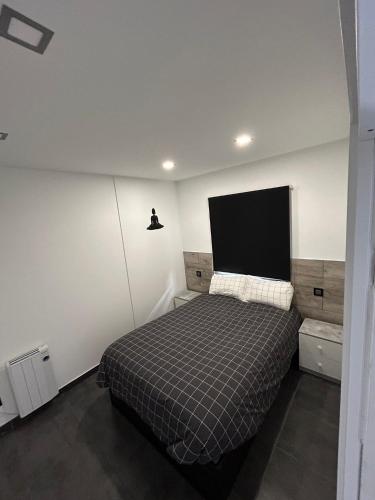 Postel nebo postele na pokoji v ubytování Casa de invitados leyda