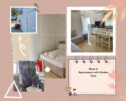 Postel nebo postele na pokoji v ubytování Kristeo`s Apartaments