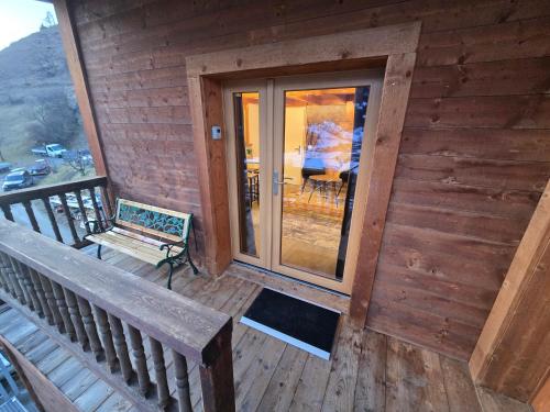 Balkón nebo terasa v ubytování Apartment 10 minutes from Verbier