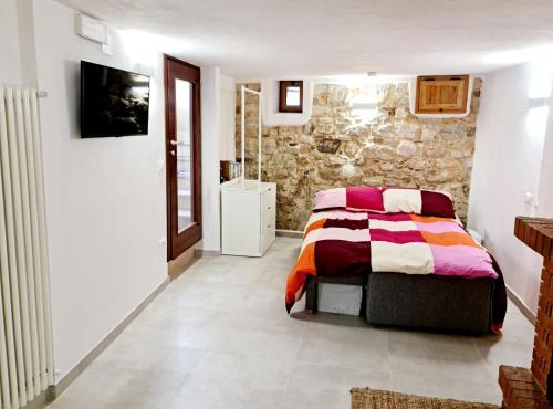 Postel nebo postele na pokoji v ubytování Spacious studio apartment 45m2