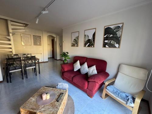 Posezení v ubytování Duplex Olas de Ribadeo