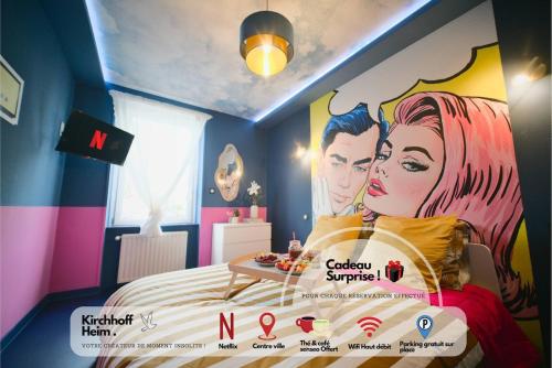 Popart Insolite Jacuzzi,Sauna & SPA Parking free