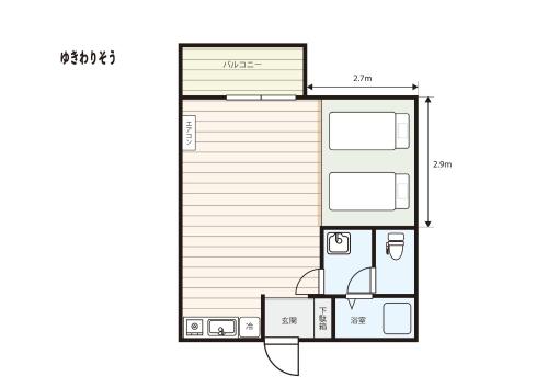 a floor plan of a house at 閑乗寺JoyBase in Nanto