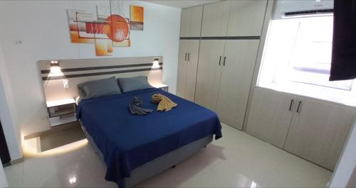 Postel nebo postele na pokoji v ubytování Apartamento ideal y comodo