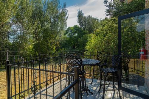 Un balcón o terraza de Retief Guest Farm