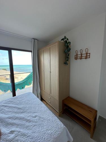 Postel nebo postele na pokoji v ubytování Apartamento no Falésias de Pipa - Veleiros 212