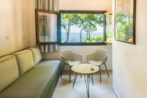 Un lugar para sentarse en Evripidis Hotel
