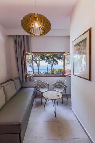 Un lugar para sentarse en Evripidis Hotel