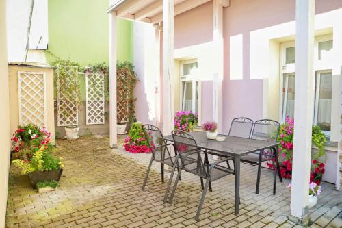 Zahrada ubytování Apartmány na Šumavě