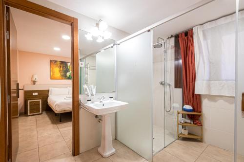 Koupelna v ubytování Hotel Llar de Capitans