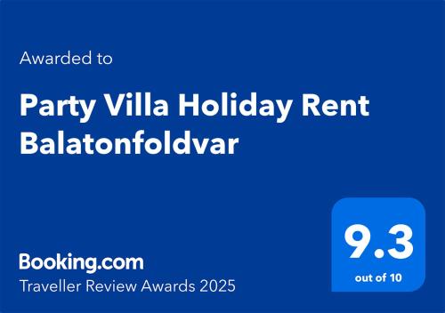 Gallery image of Party Villa Holiday Rent Balatonfoldvar in Balatonföldvár