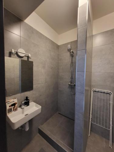 Koupelna v ubytování City Center Apartments - Moderna Brno Římské náměstí I
