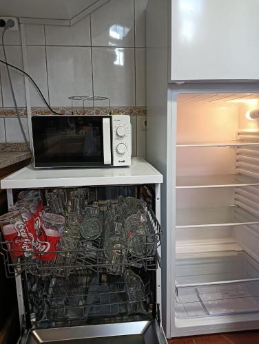 Dapur atau dapur kecil di Palm Comfort