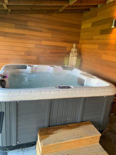 a jacuzziificialificialificialificialificialificialificialificialificialificialificial at Sous un toit perché in Grez-Doiceau